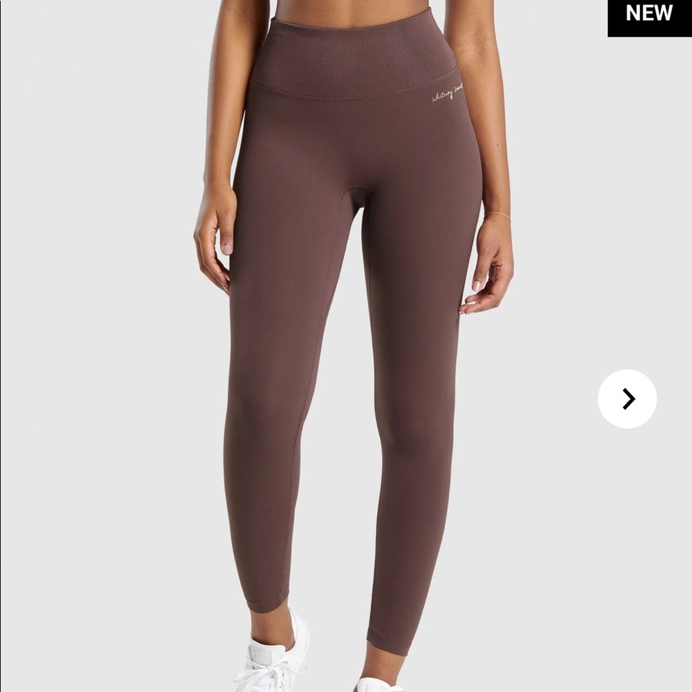 2 pairs! Whitney Simmons Rib Waist Leggings